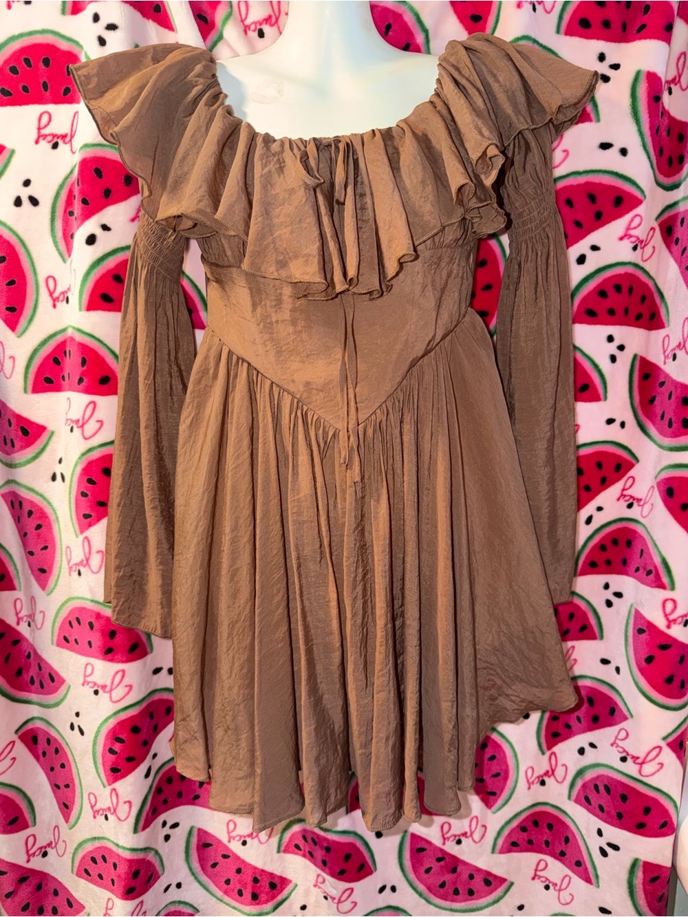 Cider Milkmaid Ruffled Romper